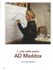 H20 magazine, AD Maddox, fly fishing art, fly fishing artist, AD Maddox Art, AD Maddox in studio