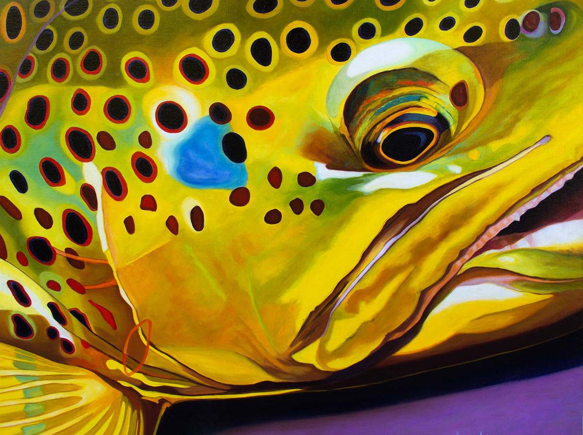 Fly Fishing Art Prints Paintings AD Maddox Artist